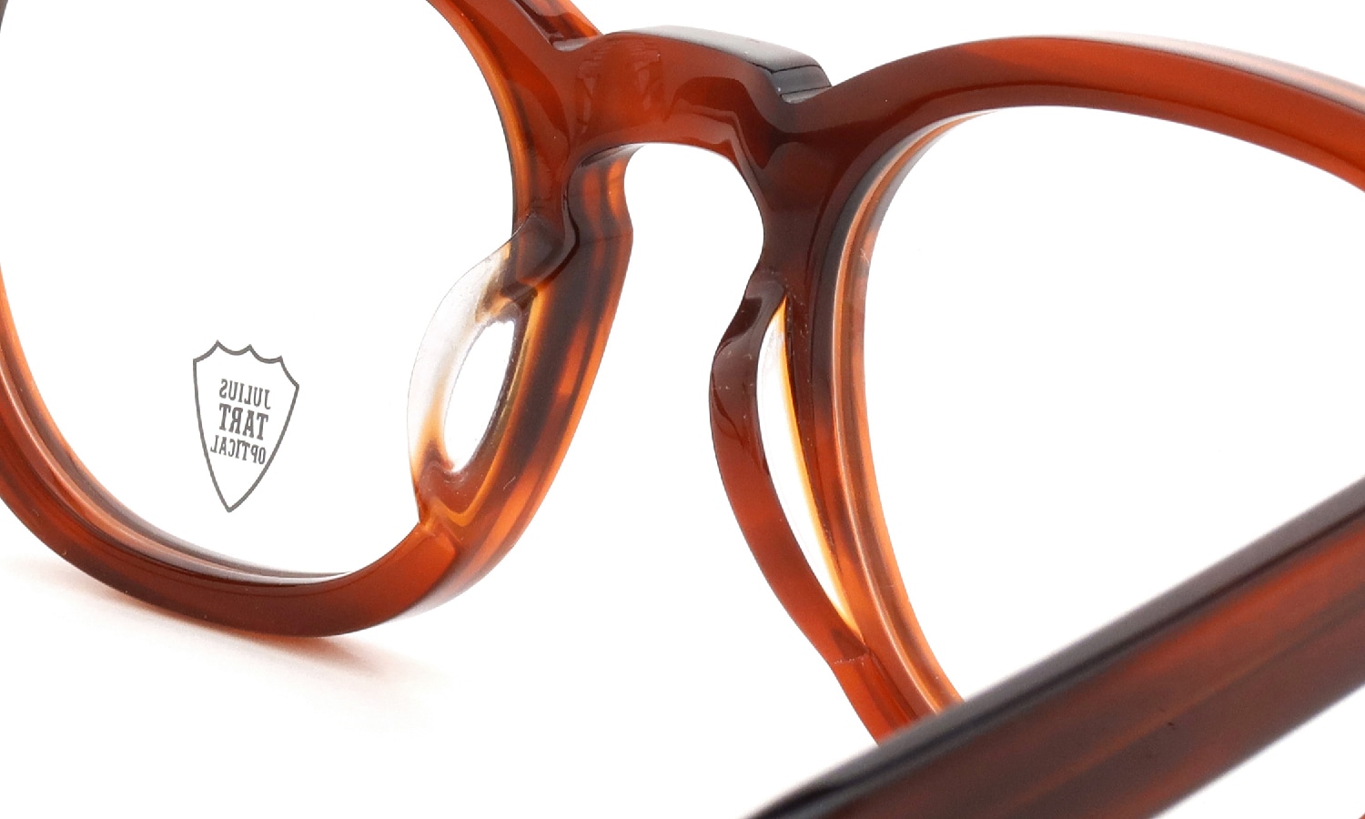 JULIUS TART OPTICAL メガネ通販 AR-48-22 PL-003G AMBER