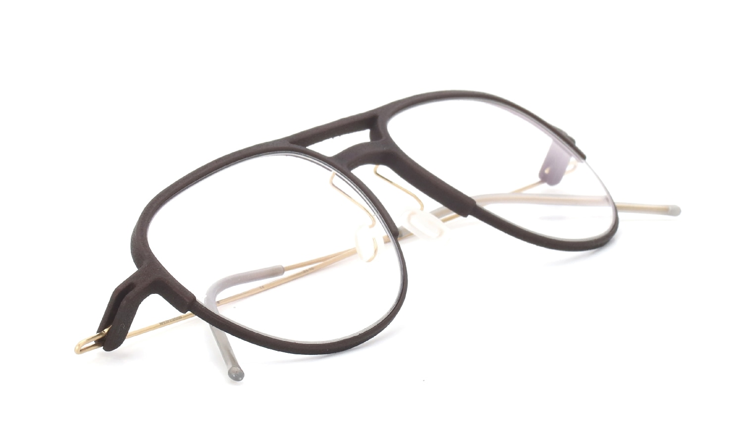 Annu メガネ通販 Pilot 06 M DBR-Float/Gold