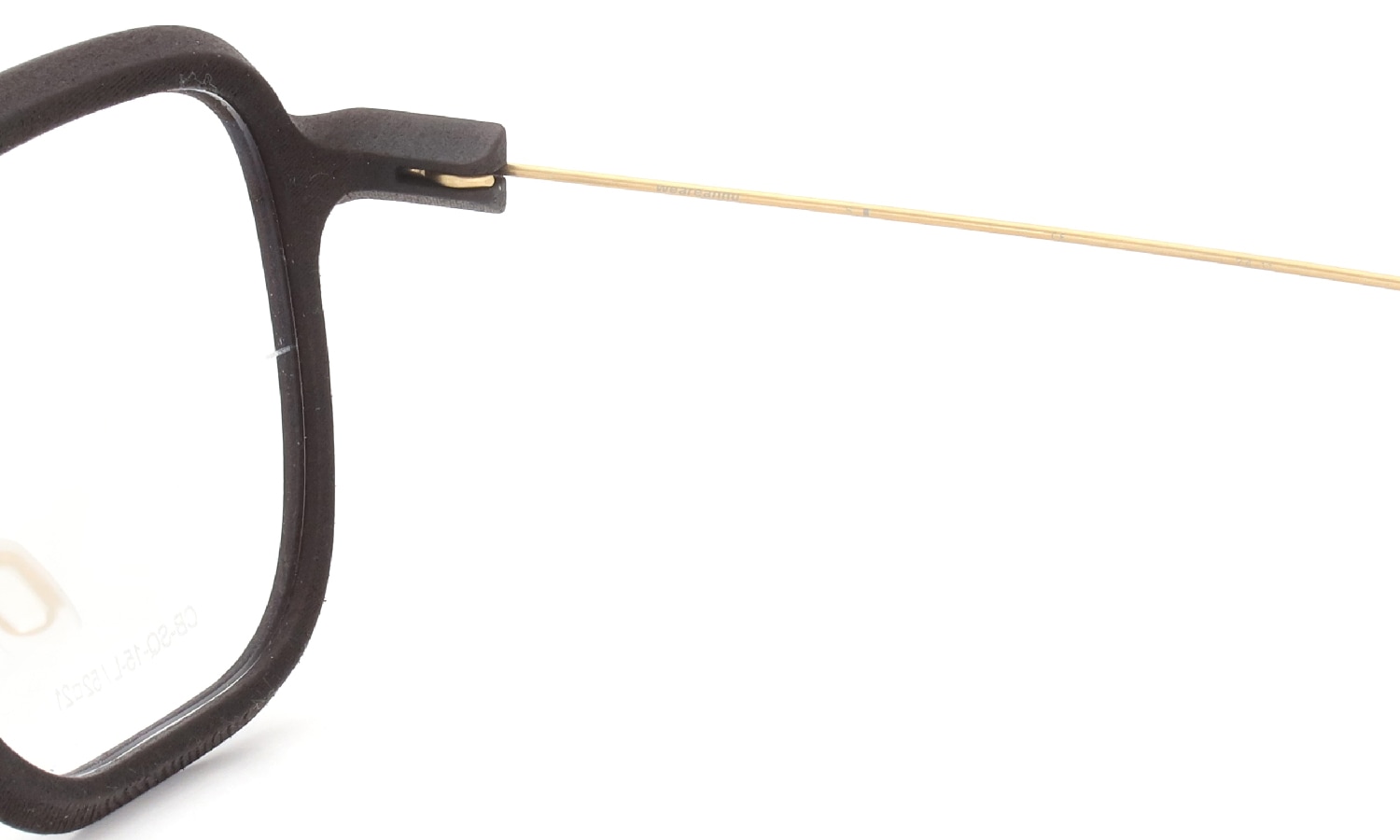 Annu メガネ通販 Square 15 L DBR-Float/Gold