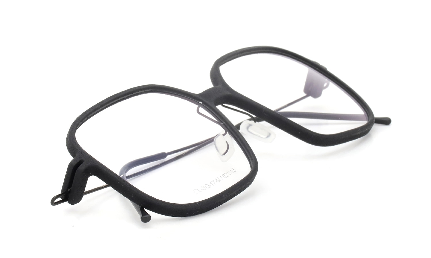 Annu メガネ通販 Square 17 M BLK-Float/Black