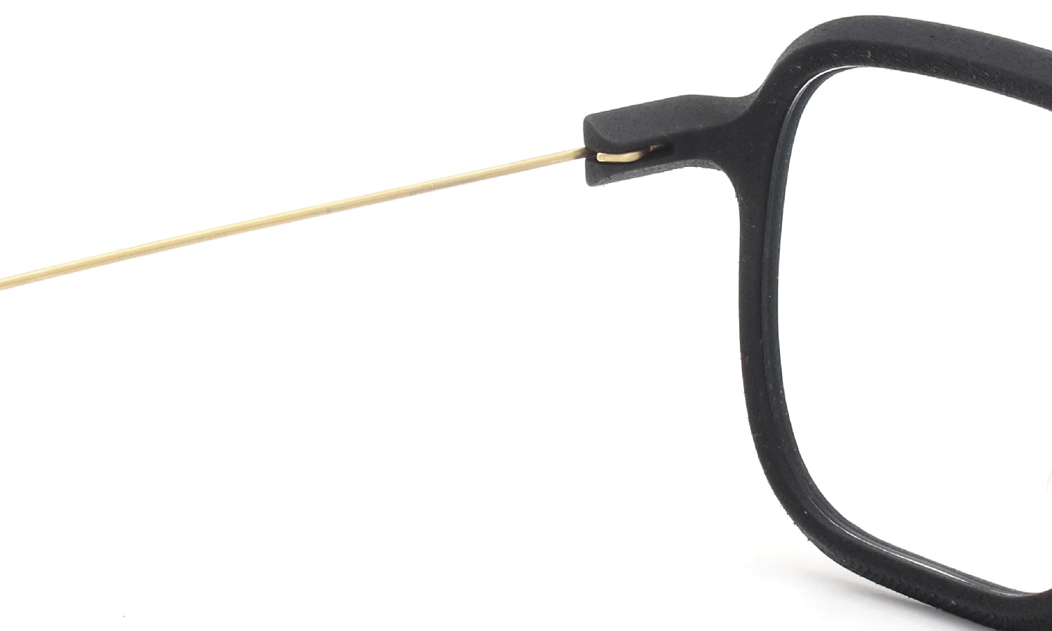 Annu メガネ通販 Square 15 L BLK-Float/Gold