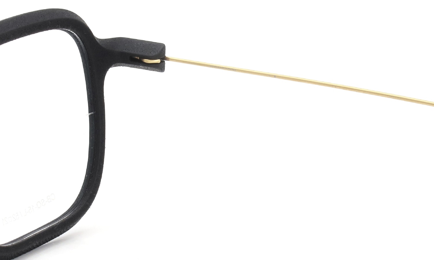 Annu メガネ通販 Square 15 L BLK-Float/Gold