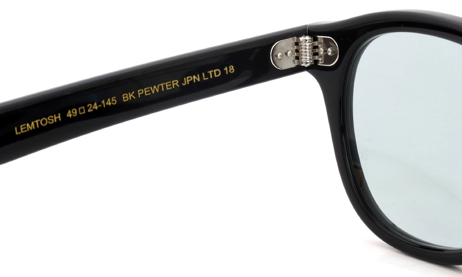 MOSCOT 限定生産サングラス通販 LEMTOSH 49size BK PEWTER/GRY JPN LTD 18