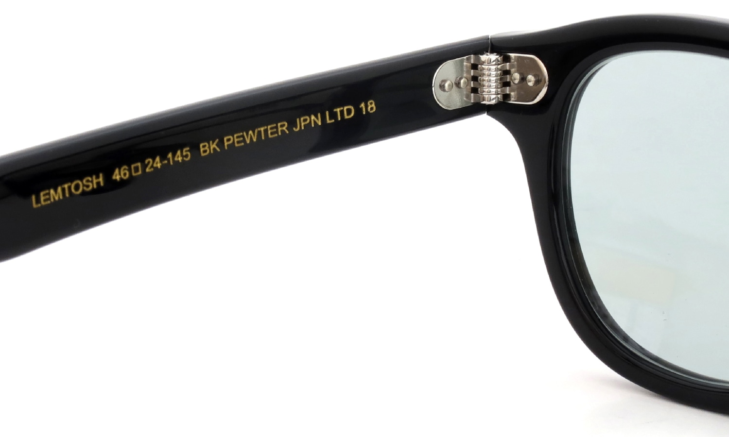 MOSCOT 限定生産サングラス通販 LEMTOSH 46size BK PEWTER/GRY JPN LTD 18