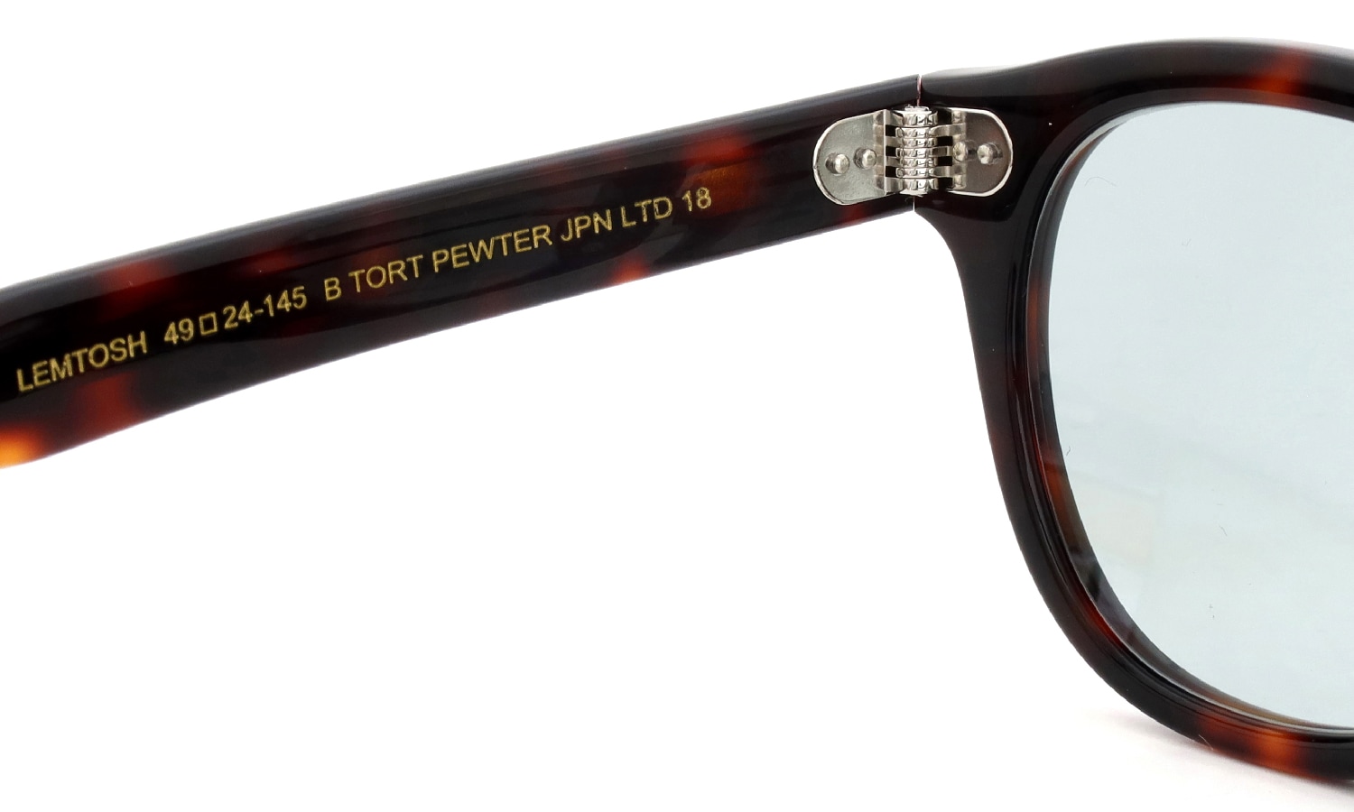 MOSCOT 限定生産サングラス通販 LEMTOSH 49size B TORT PEWTER/GRY JPN LTD 18