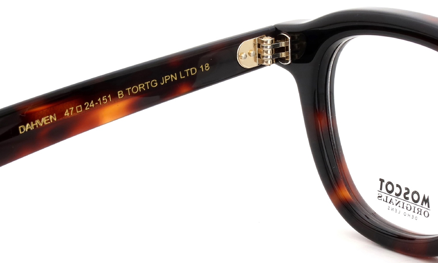 MOSCOT 限定生産メガネ通販 DAHVEN(47) B TORTG JPN LTD 18