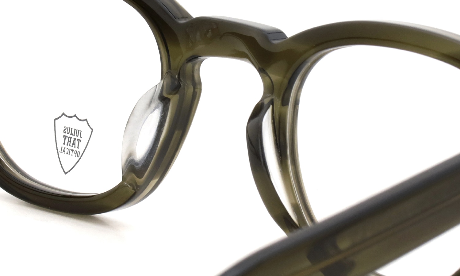 JULIUS TART OPTICAL AR Gold Series メガネ通販 AR-44-24 OLIVE GREEN SASA