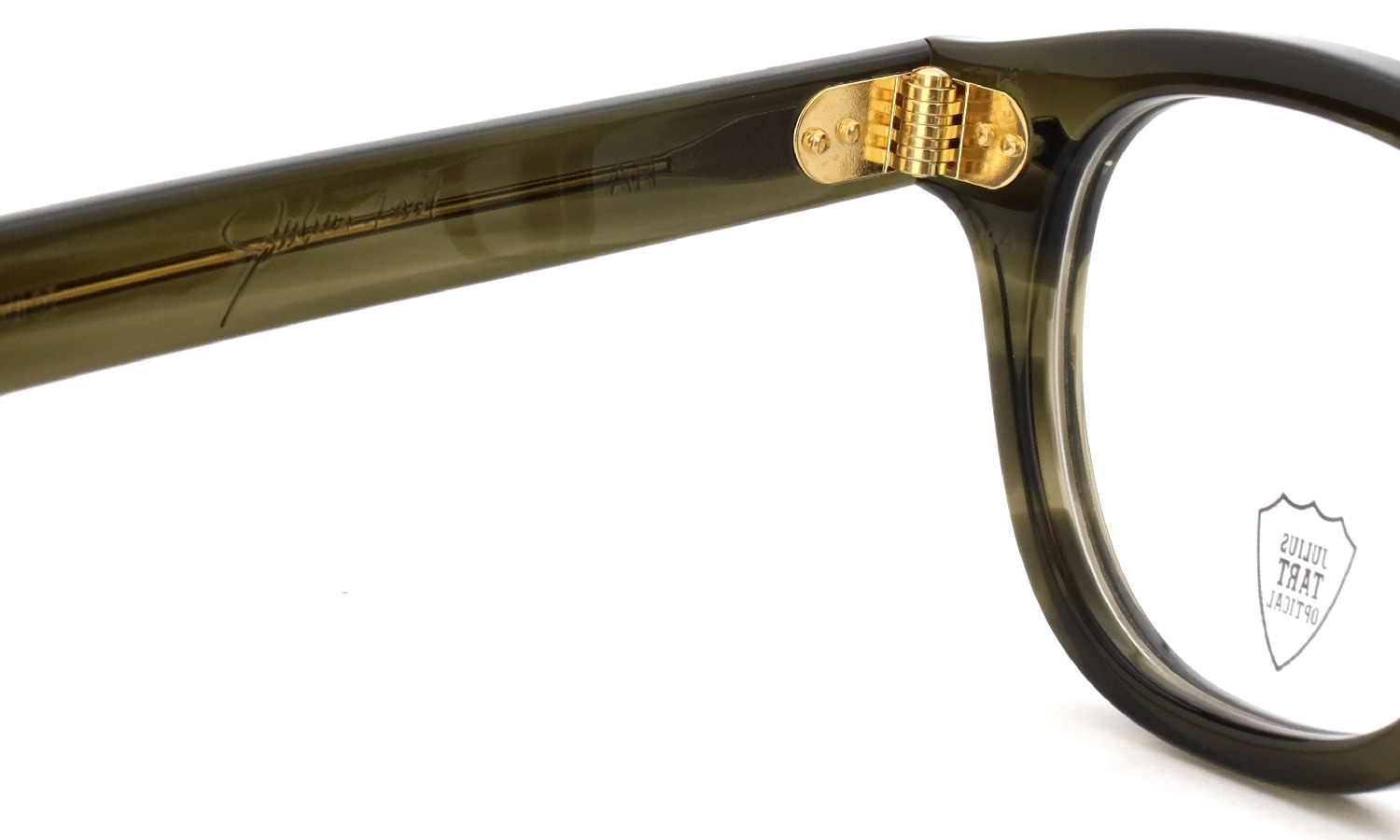 JULIUS TART OPTICAL AR Gold Series メガネ通販 AR-44-24 OLIVE GREEN SASA