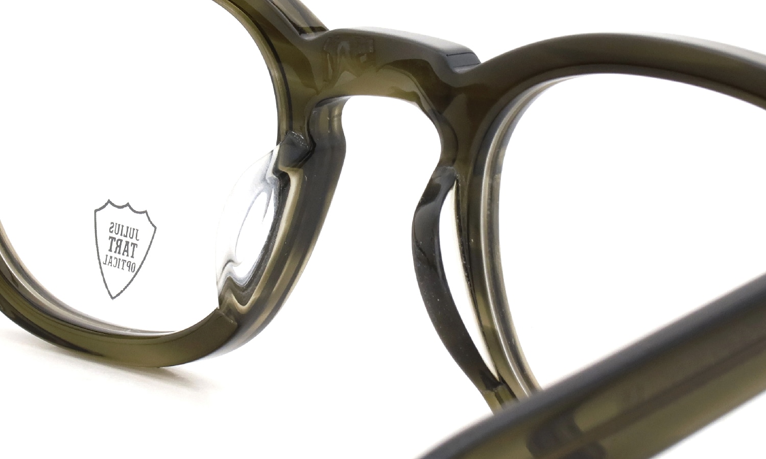 JULIUS TART OPTICAL AR Gold Series メガネ通販 AR-46-24 OLIVE GREEN SASA