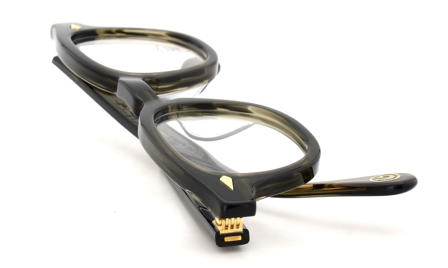JULIUS TART OPTICAL AR Gold Series メガネ通販 AR-44-24 OLIVE GREEN SASA