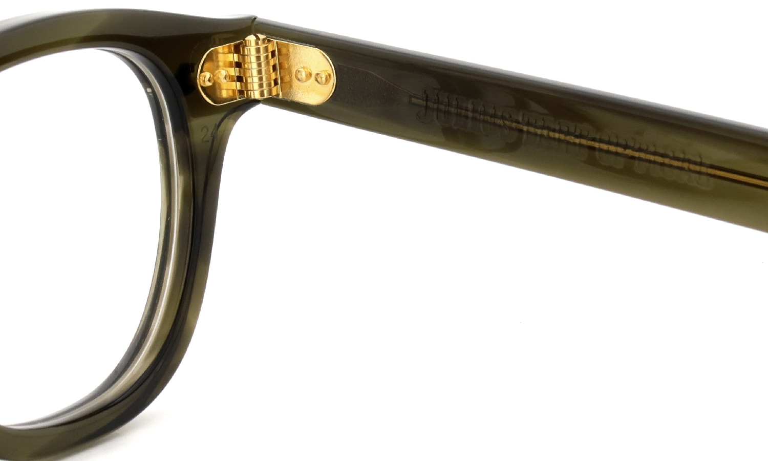 JULIUS TART OPTICAL AR Gold Series メガネ通販 AR-44-24 OLIVE GREEN SASA