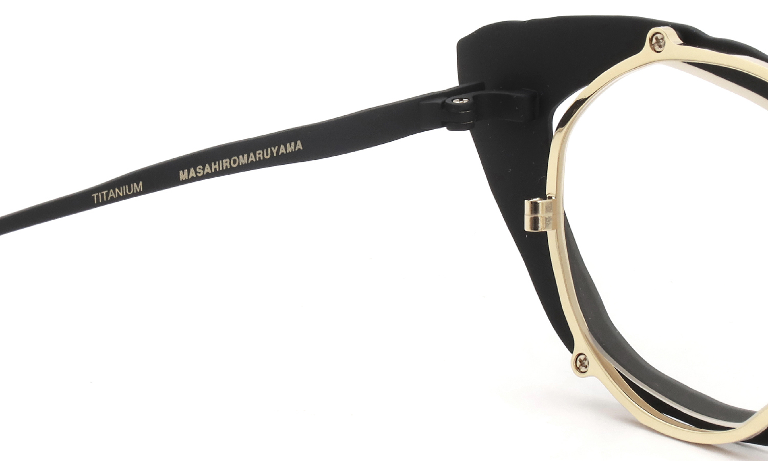 MASAHIROMARUYAMA メガネ通販 MM-0099 col.2 BLACK/GOLD
