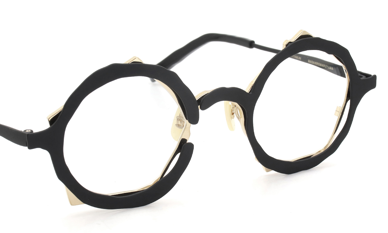 MASAHIROMARUYAMA メガネ通販 MM-0099 col.2 BLACK/GOLD