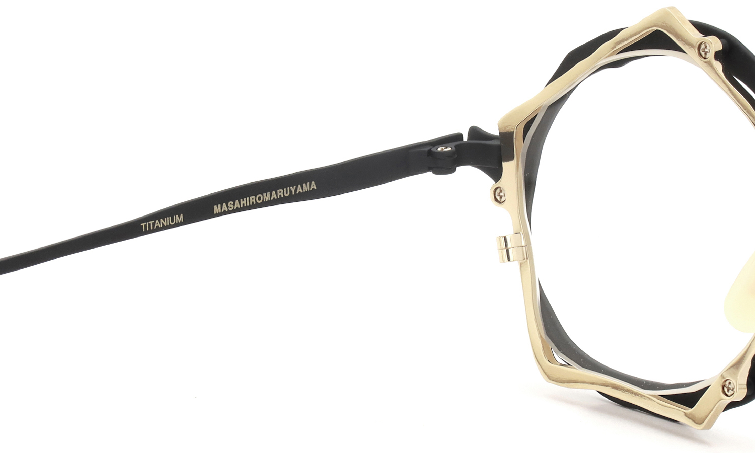 MASAHIROMARUYAMA メガネ通販 MM-0099 col.2 BLACK/GOLD