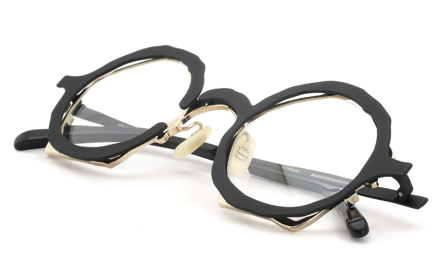 MASAHIROMARUYAMA メガネ通販 MM-0099 col.2 BLACK/GOLD