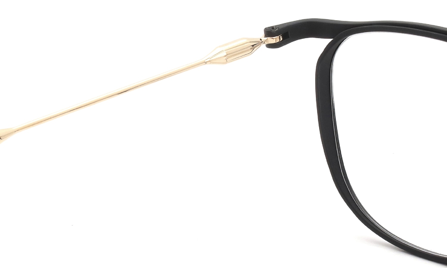 Lunetterie Generale メガネ通販 ELDRADO col.MATTE BLACK / 18K GOLD