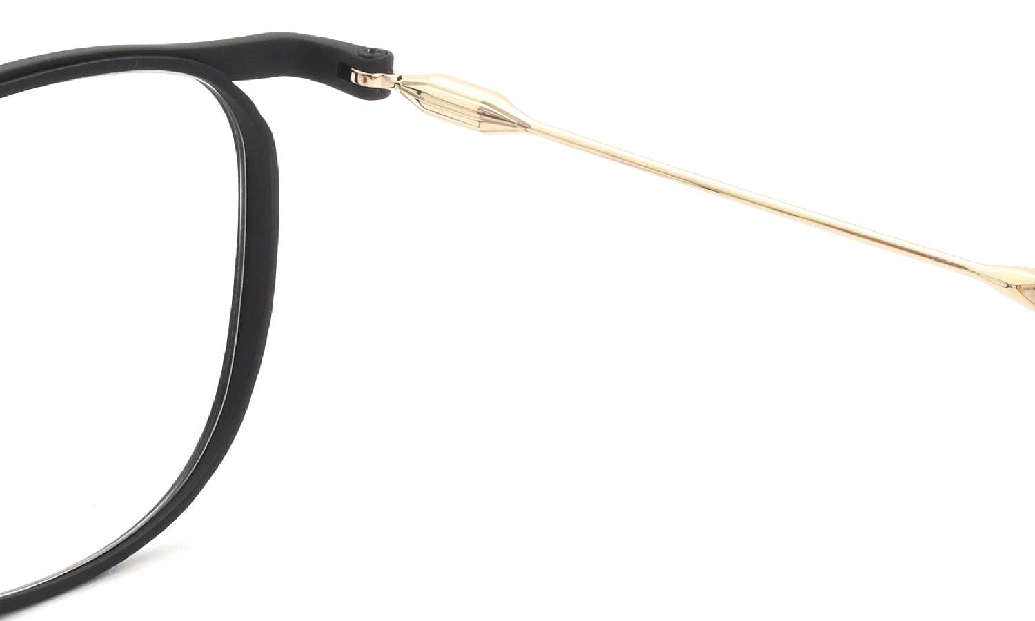 Lunetterie Generale メガネ通販 ELDRADO col.MATTE BLACK / 18K GOLD