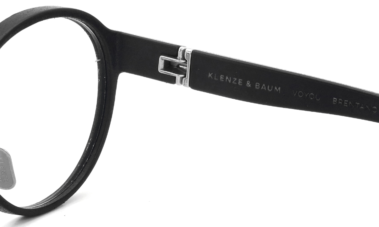 KLENZE&BAUM 3Dプリントメガネ通販 [VOYOU] BRENTANO-NP COAL/SILVER