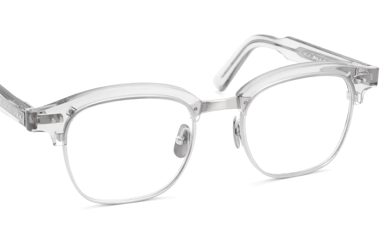 YELLOWS PLUS メガネ通販 ROGER C490 phantom gray/silver