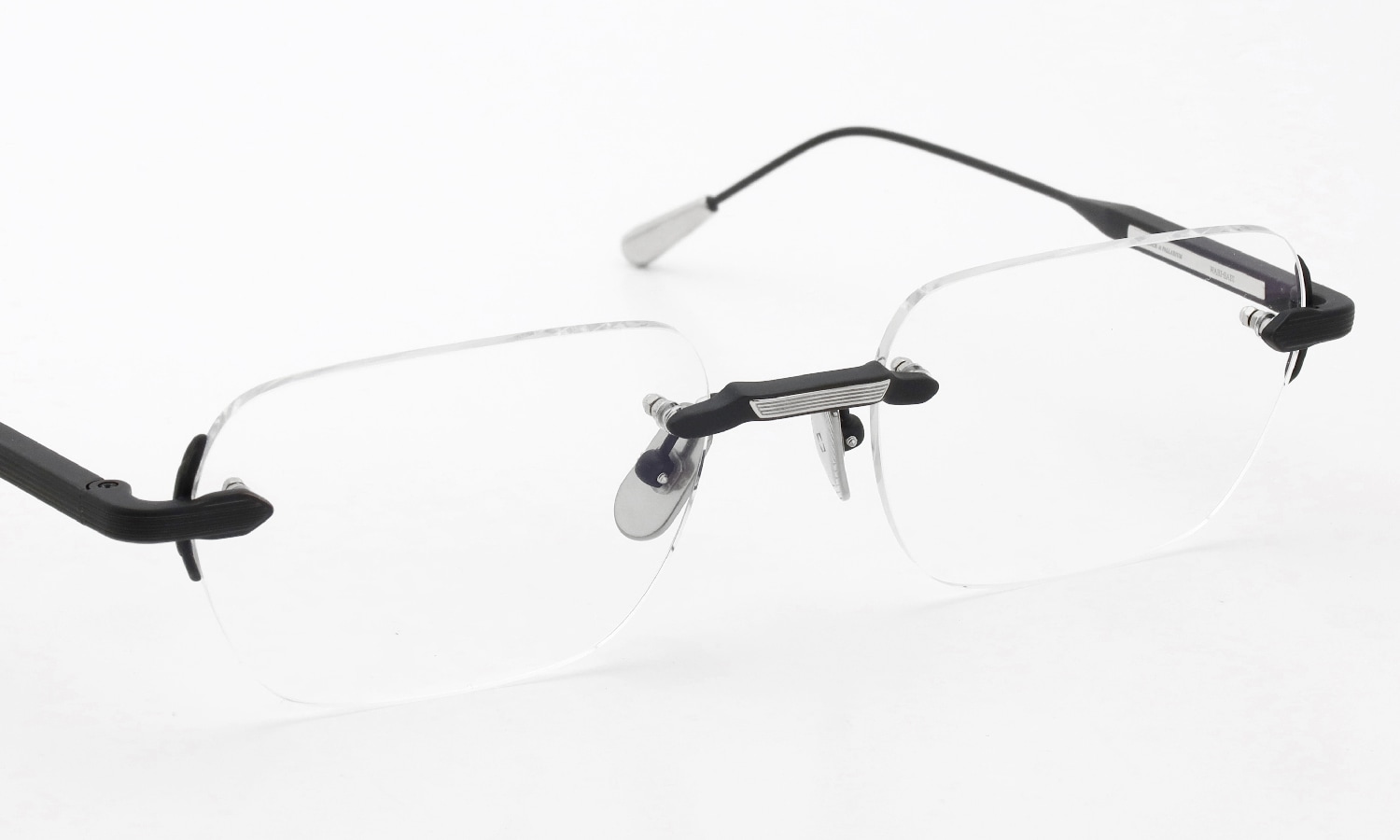 Lunetterie Generale 伊達メガネ通販 WABI-SABI Black and Palladium