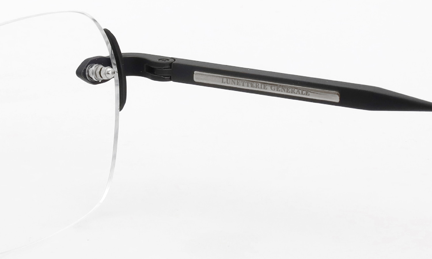 Lunetterie Generale 伊達メガネ通販 WABI-SABI Black and Palladium