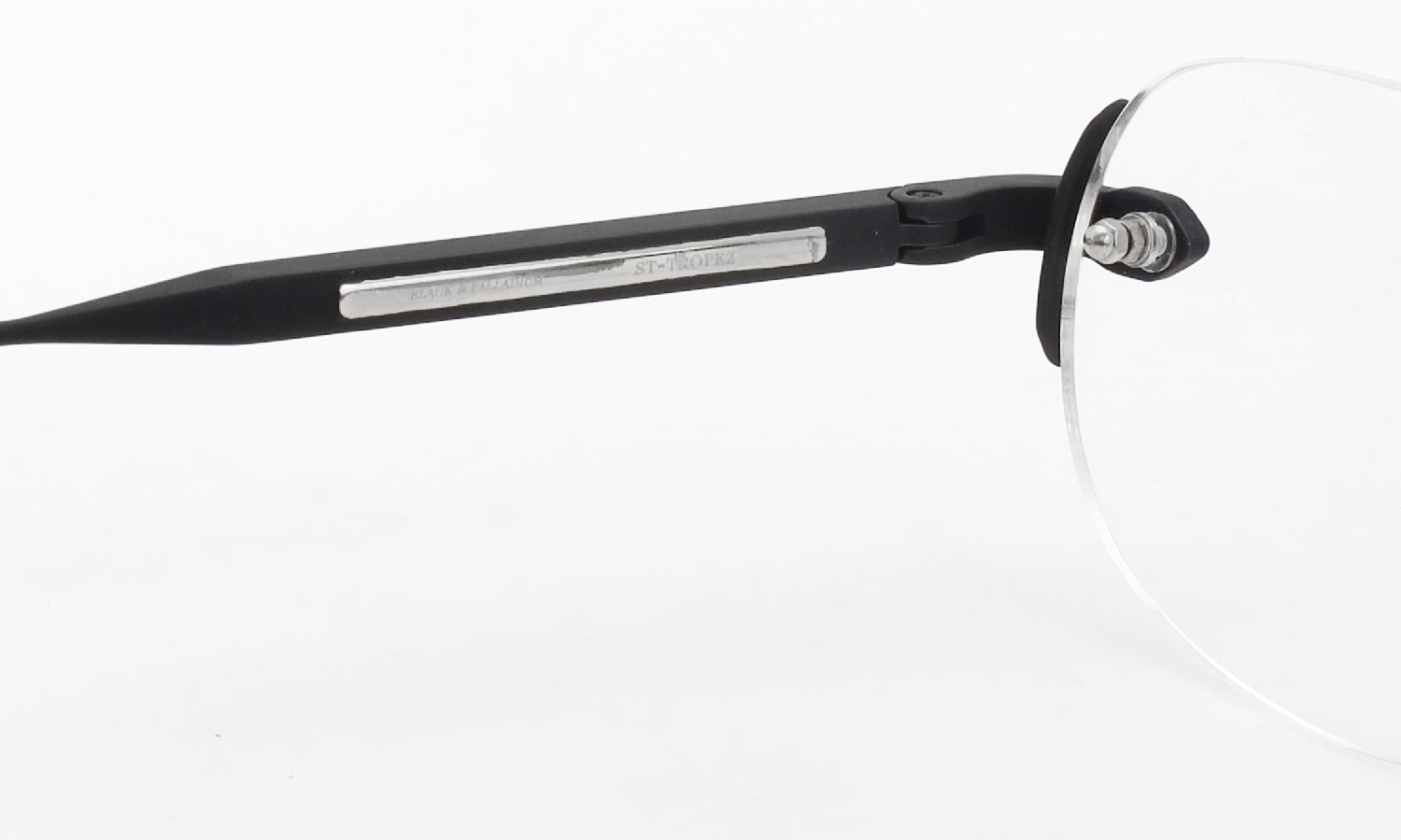 Lunetterie Generale 伊達メガネ通販 ST-TROPEZ Black and Palladium