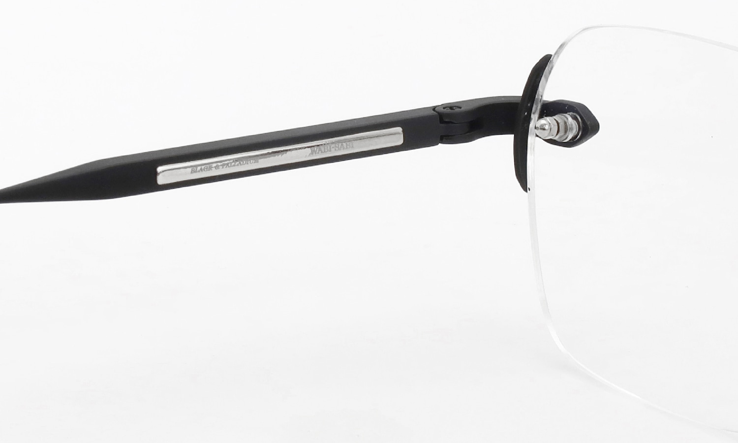 Lunetterie Generale 伊達メガネ通販 WABI-SABI Black and Palladium