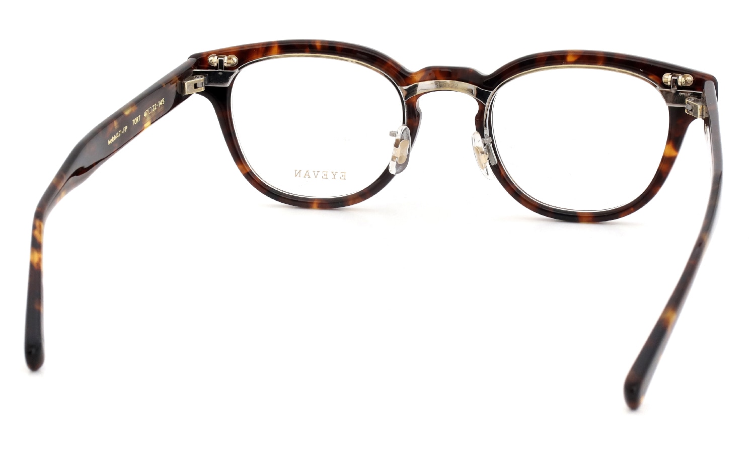 EYEVAN 跳ね上げメガネ通販 Webb-FP 47size col.TORT