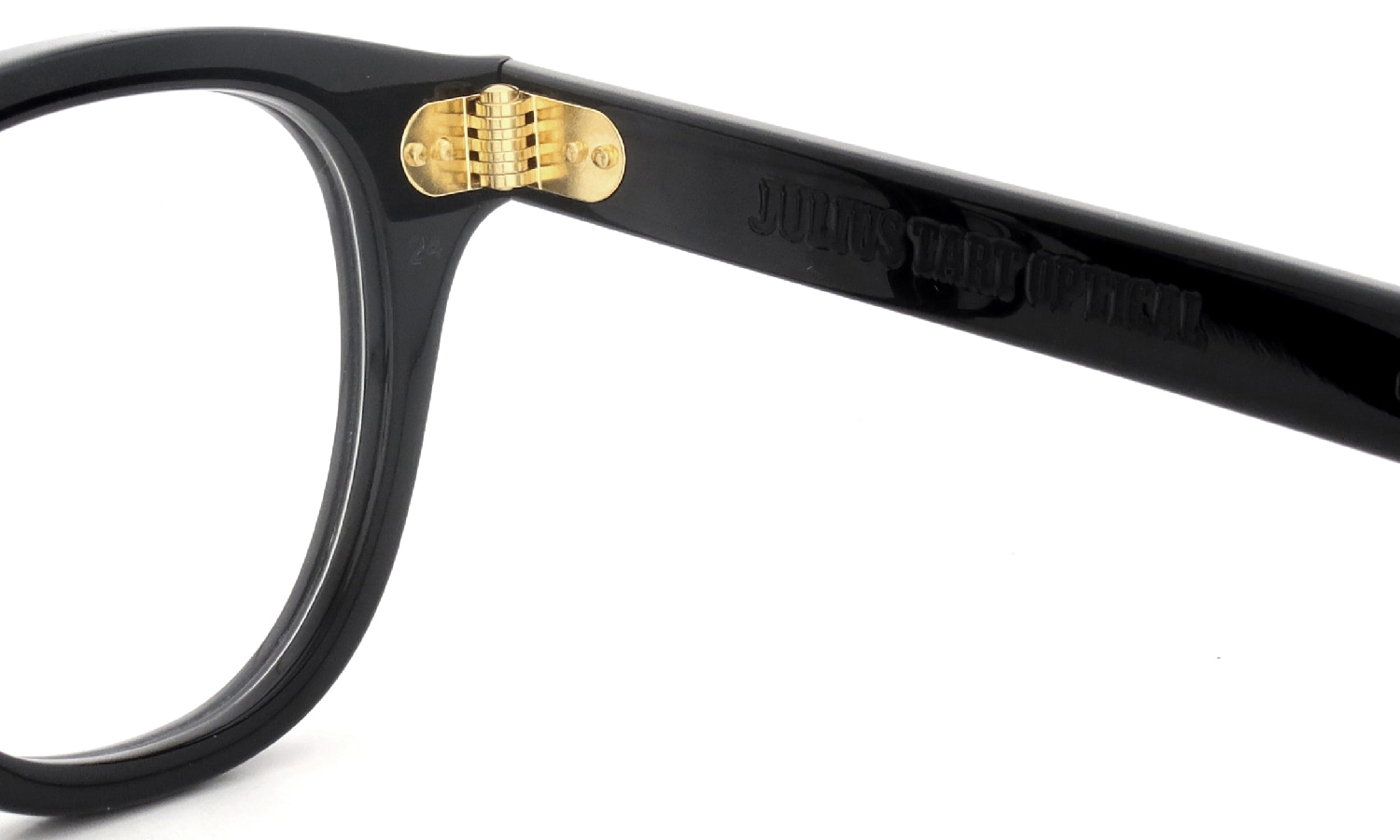 JULIUS TART OPTICAL AR Gold Series メガネ通販 AR-48-24 PL-103A BLACK