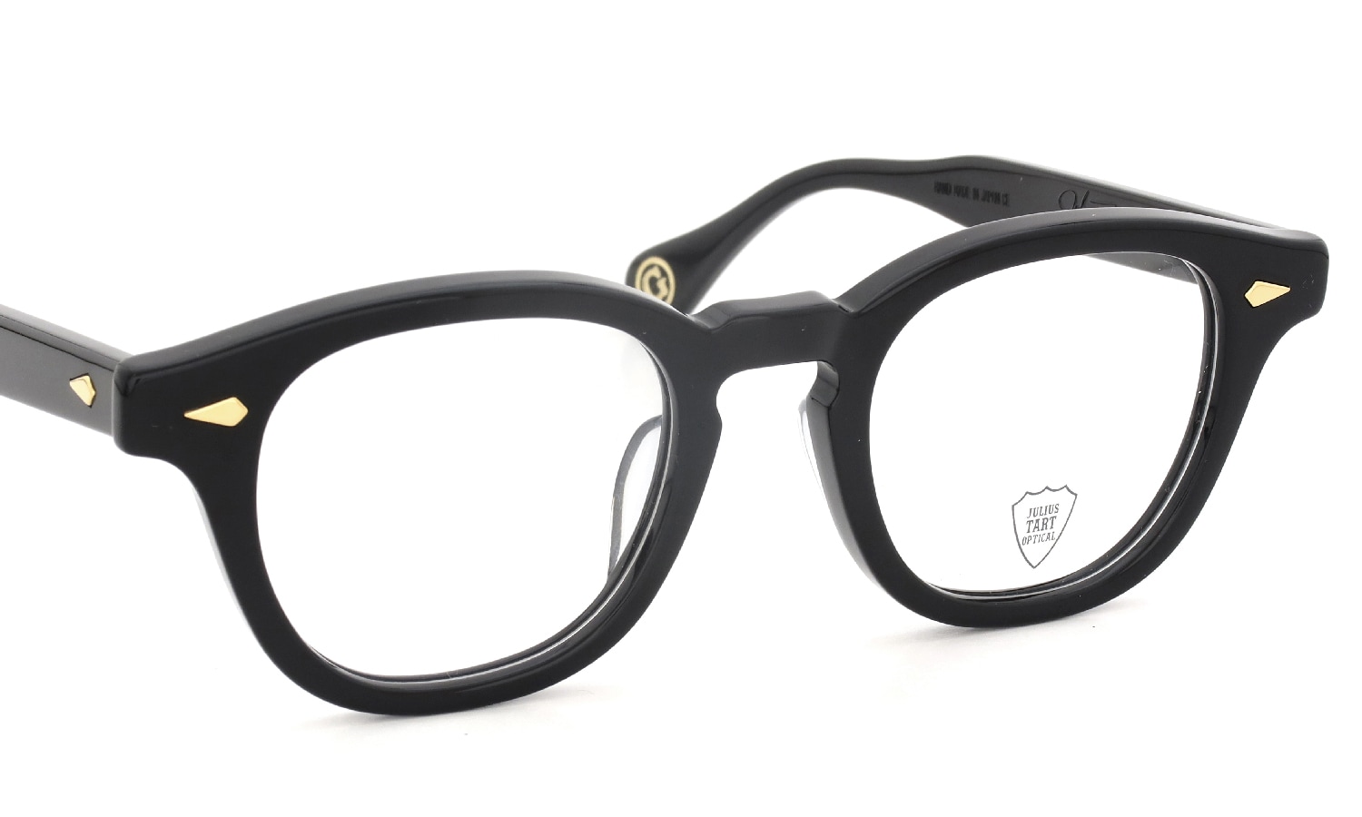 JULIUS TART OPTICAL AR Gold Series メガネ通販 AR-48-22 PL-003A BLACK
