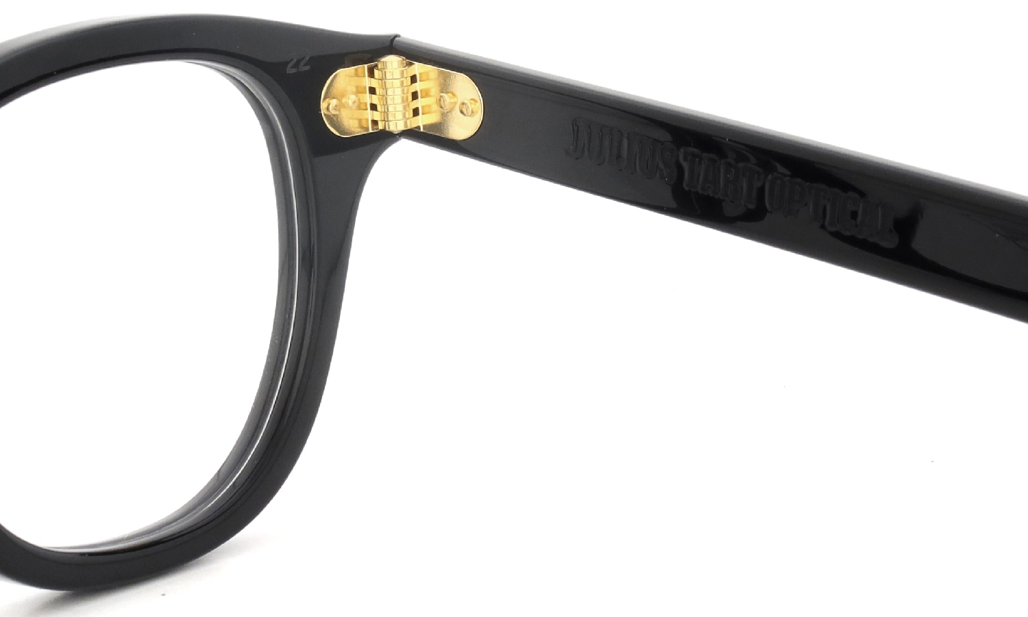 JULIUS TART OPTICAL AR Gold Series メガネ通販 AR-48-22 PL-003A BLACK