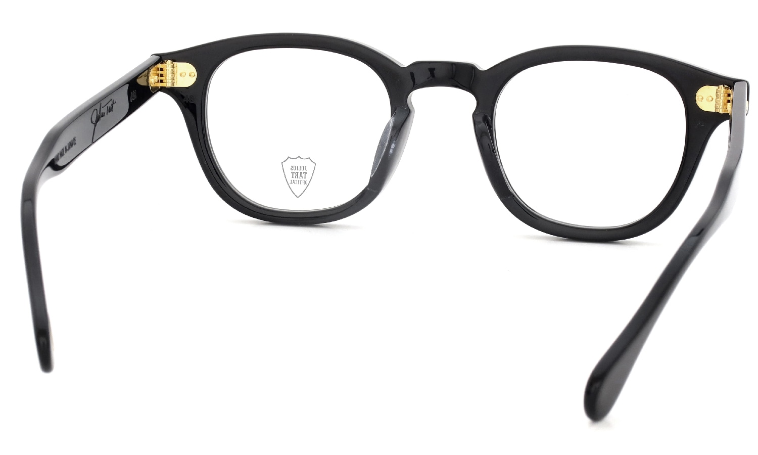 JULIUS TART OPTICAL AR Gold Series メガネ通販 AR-48-24 PL-103A BLACK