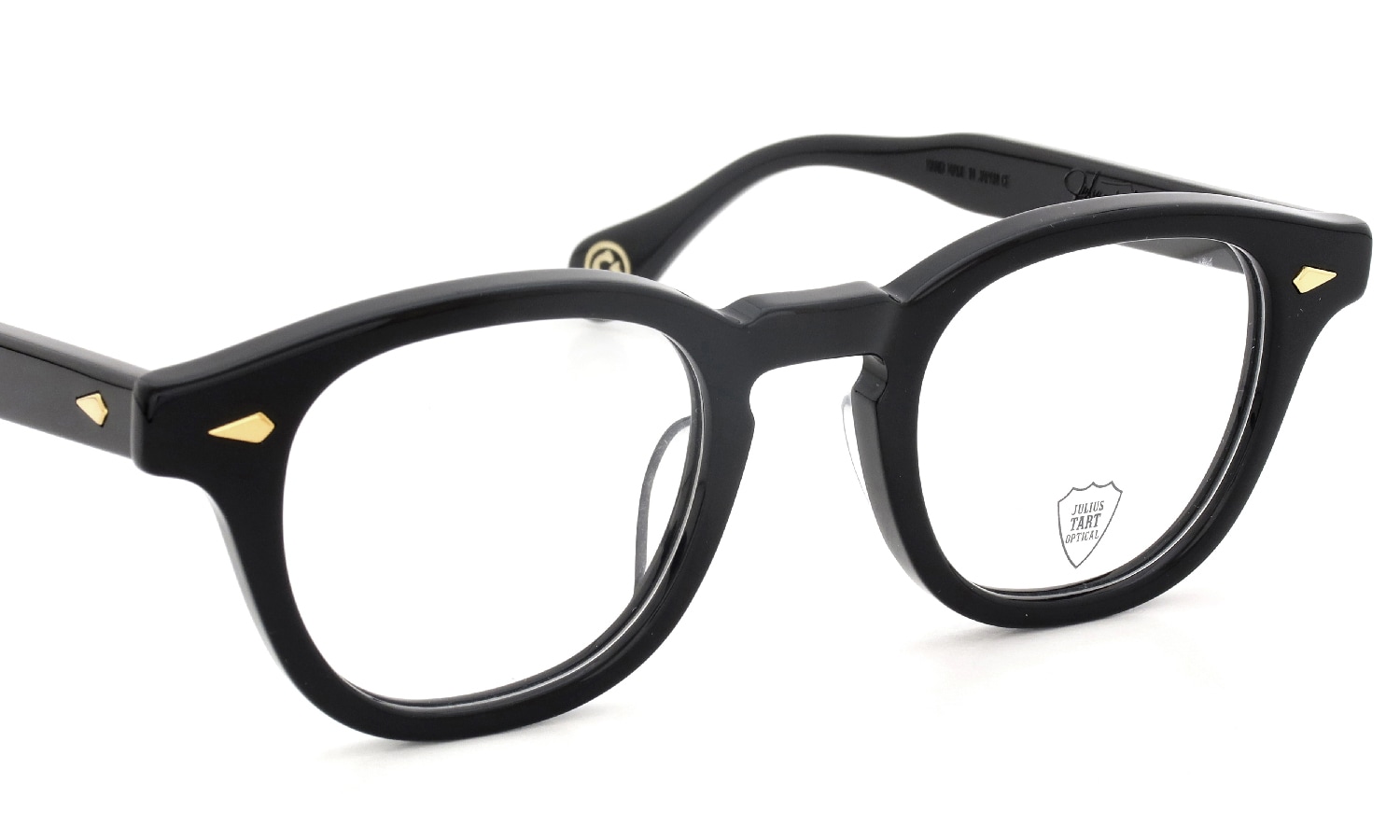 JULIUS TART OPTICAL AR Gold Series メガネ通販 AR-48-24 PL-103A BLACK