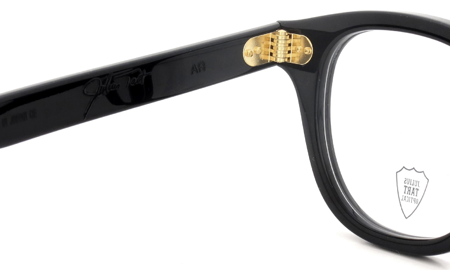 JULIUS TART OPTICAL AR Gold Series メガネ通販 AR-48-24 PL-103A BLACK