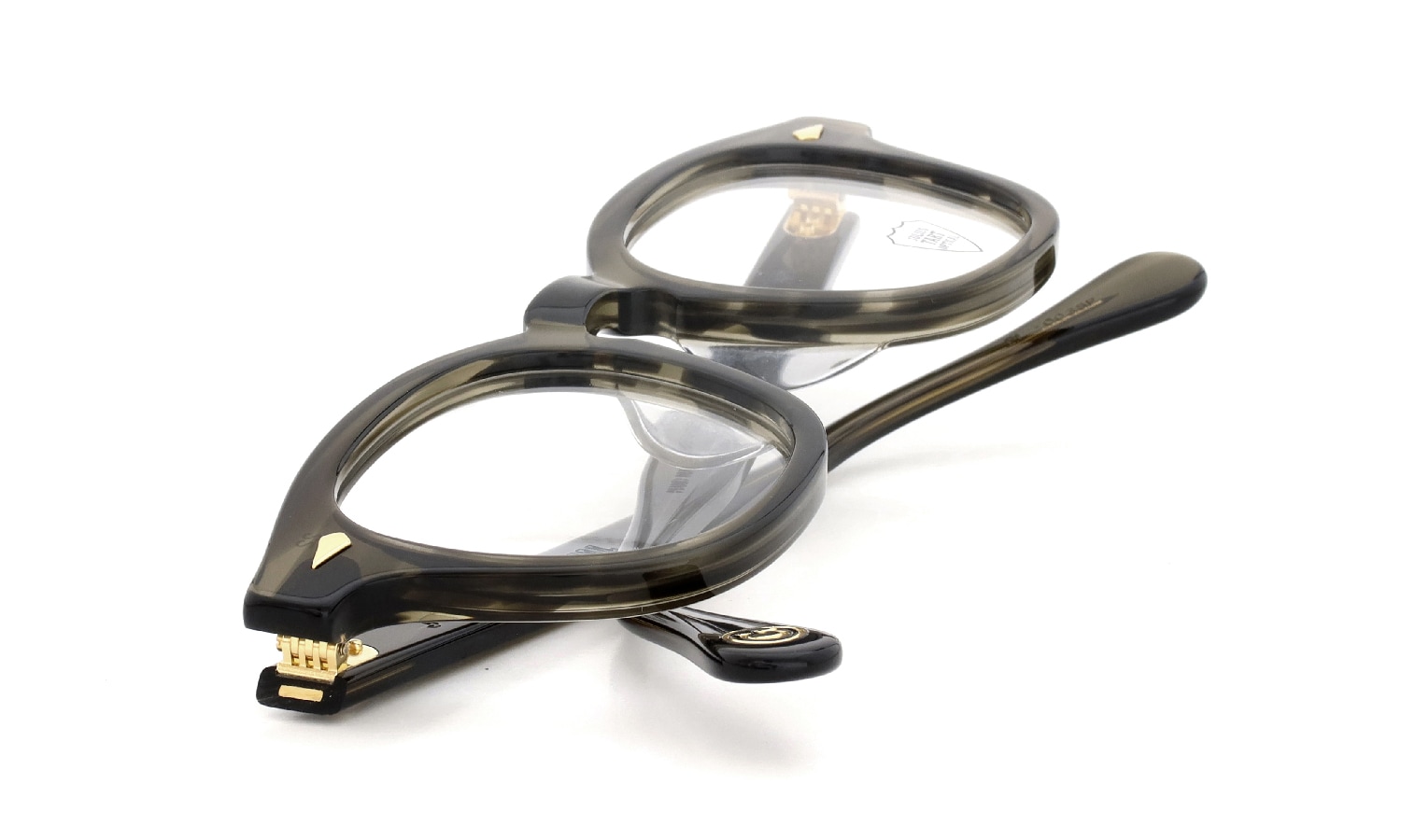 JULIUS TART OPTICAL AR Gold Series メガネ通販 AR-48-22 OLIVE GREEN SASA