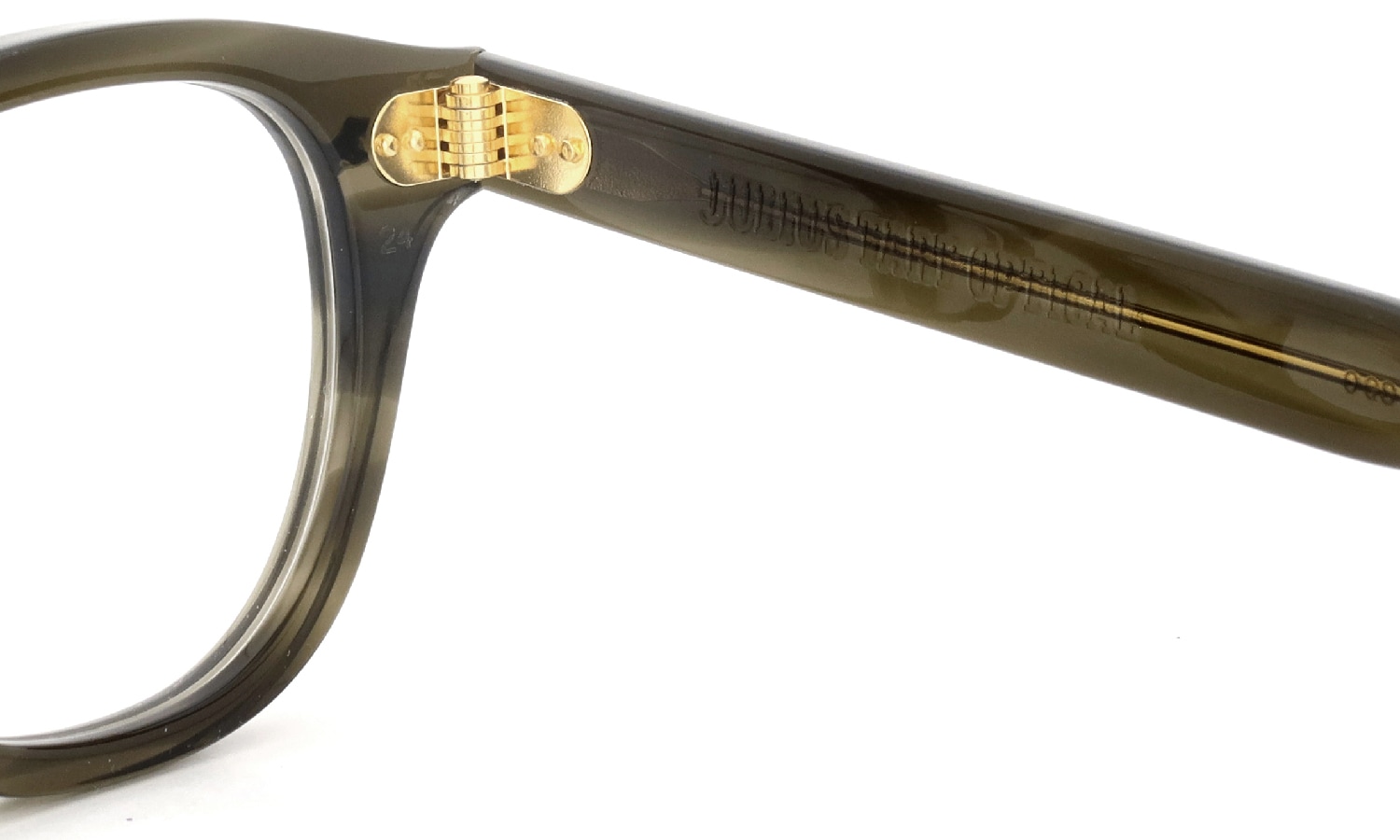 JULIUS TART OPTICAL AR Gold Series メガネ通販 AR-48-24 OLIVE GREEN SASA