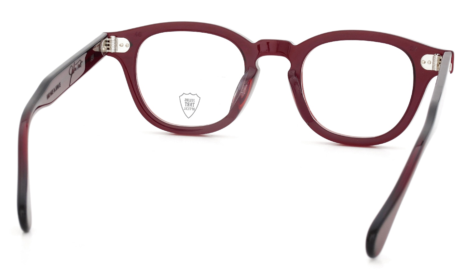 JULIUS TART OPTICAL メガネ通販 AR-46-22 OX BLOOD RED