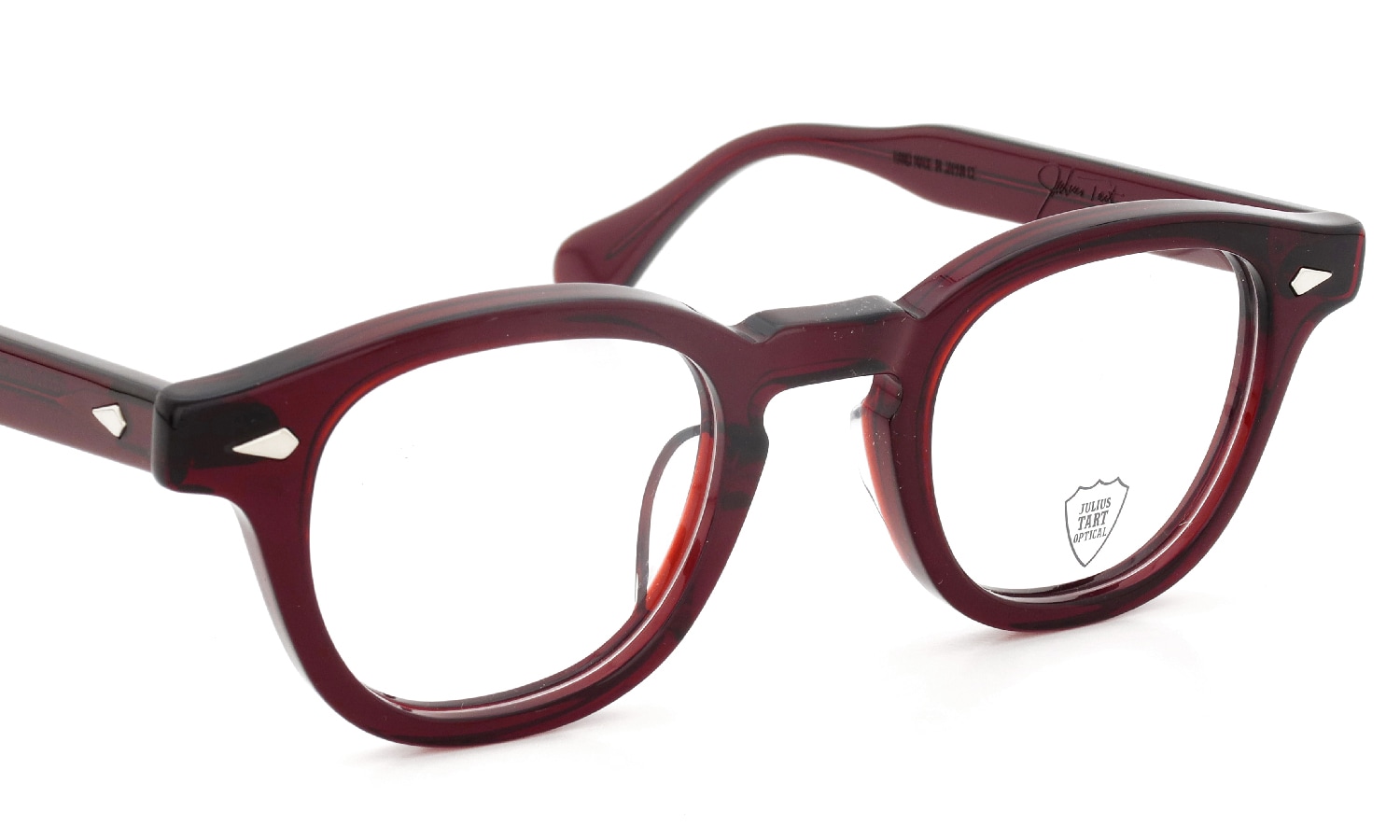 JULIUS TART OPTICAL メガネ通販 AR-46-24 OX BLOOD RED