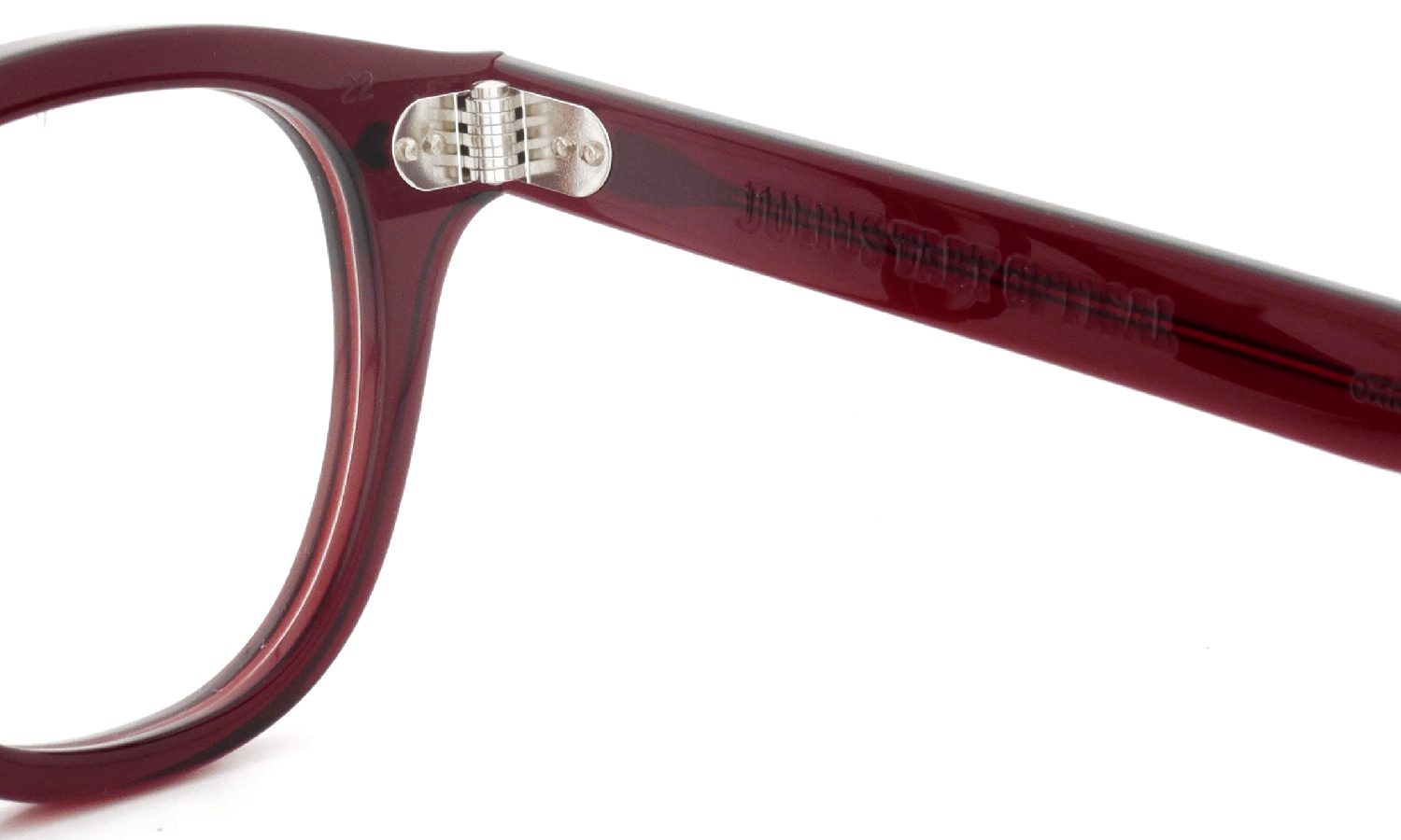 JULIUS TART OPTICAL メガネ通販 AR-48-22 OX BLOOD RED
