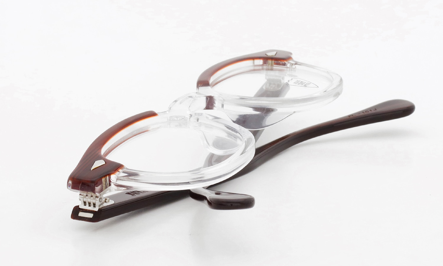 JULIUS TART OPTICAL メガネ通販 AR-44-24 RED WOOD CLEAR