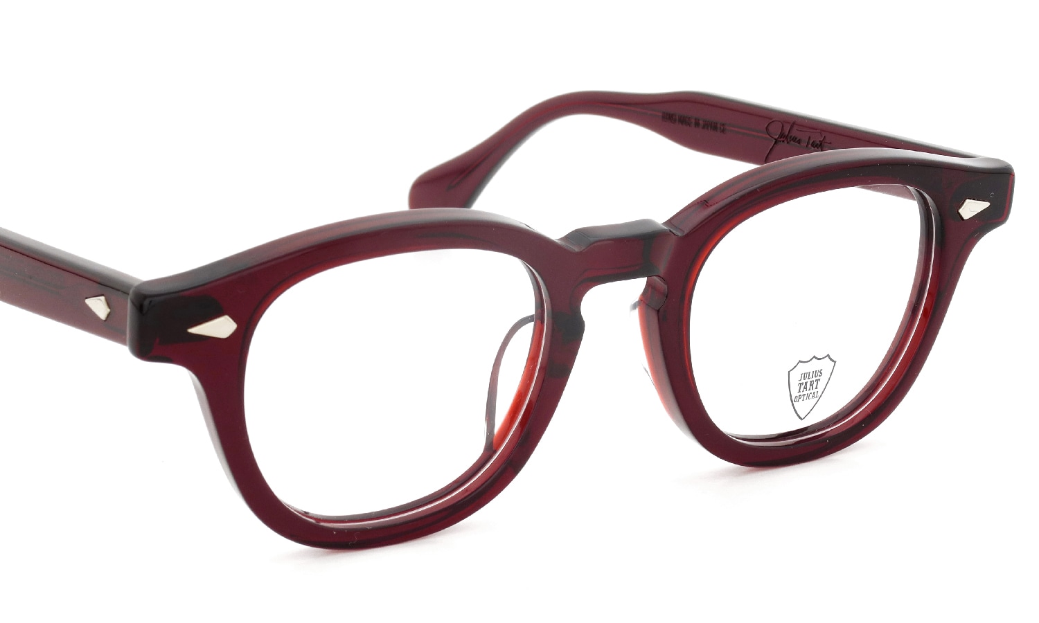 JULIUS TART OPTICAL メガネ通販 AR-46-22 OX BLOOD RED