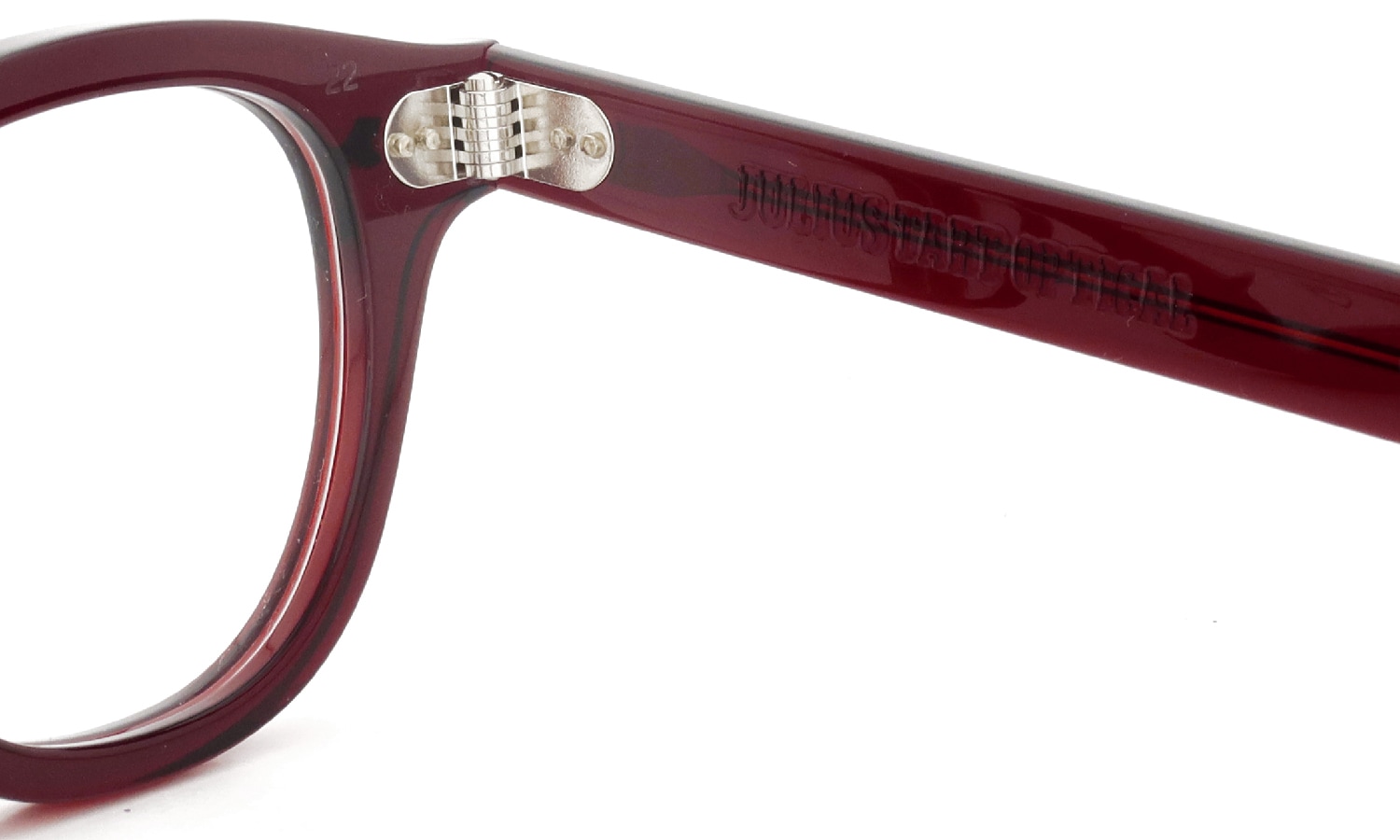 JULIUS TART OPTICAL メガネ通販 AR-46-22 OX BLOOD RED