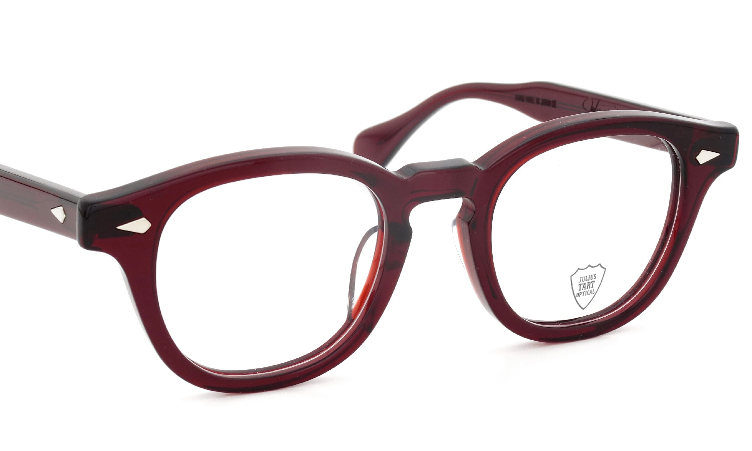 JULIUS TART OPTICAL メガネ通販 AR-48-22 OX BLOOD RED