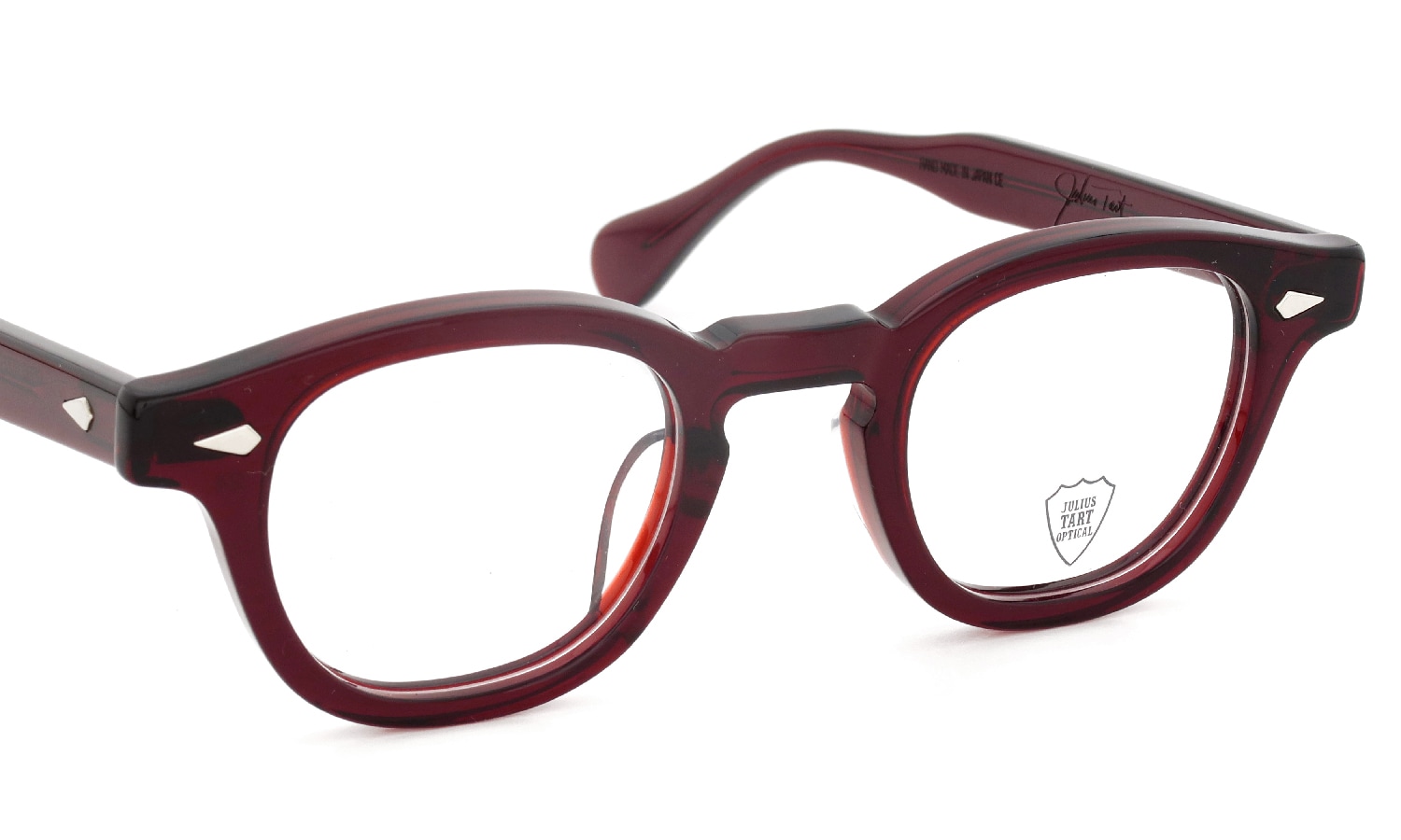 JULIUS TART OPTICAL メガネ通販 AR-44-24 OX BLOOD RED