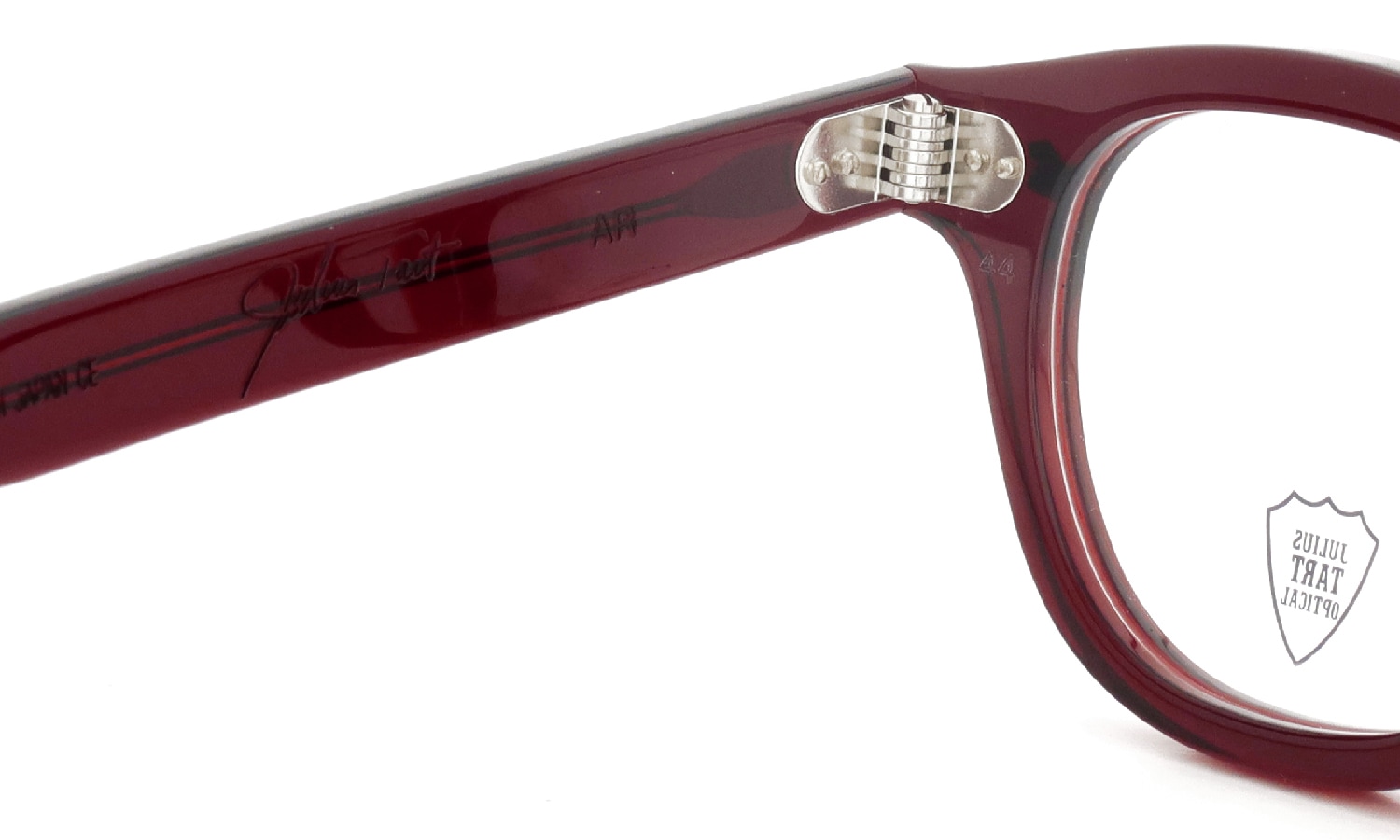 JULIUS TART OPTICAL メガネ通販 AR-44-24 OX BLOOD RED
