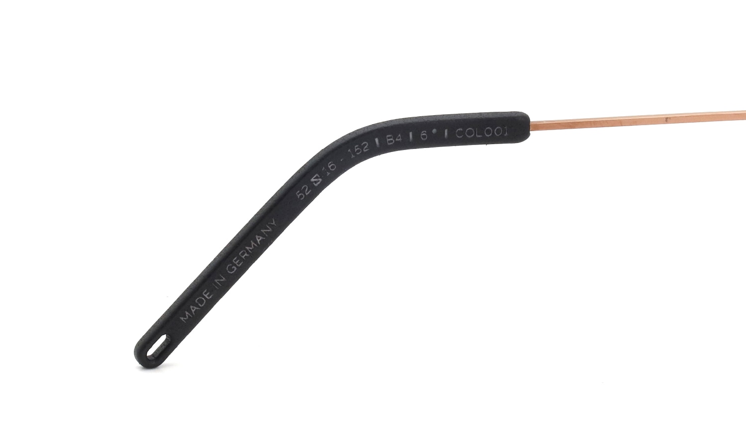 KLENZE&BAUM 3Dプリントメガネ通販 [ASKET] YAMADA col.001 COAL/ROSEGOLD