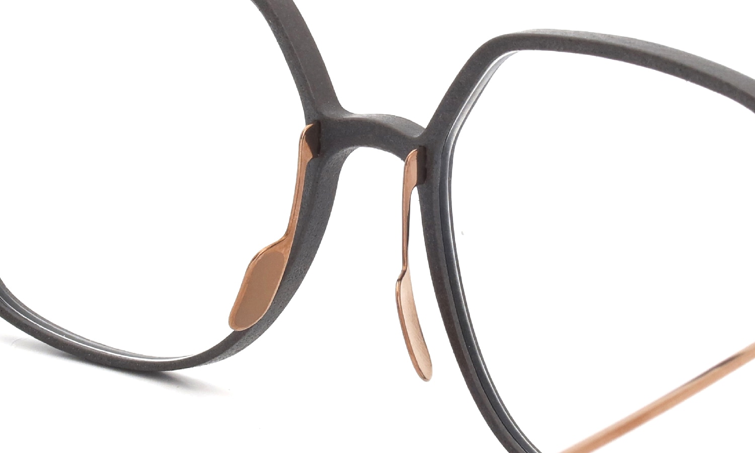 KLENZE&BAUM 3Dプリントメガネ通販 [ASKET] YAMADA col.009 ASH/ROSE GOLD