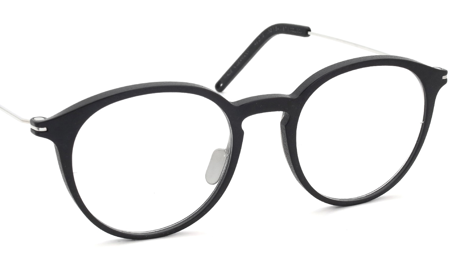 KLENZE&BAUM 3Dプリントメガネ通販 [ASKET] BARY col.001 COAL/SILVER