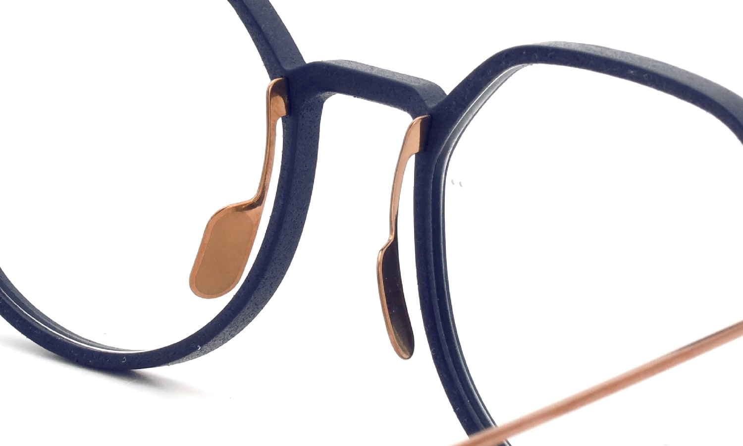 KLENZE&BAUM 3Dプリントメガネ通販 [ASKET] NELSON col.003 NIGHTSHADE/ROSE GOLD