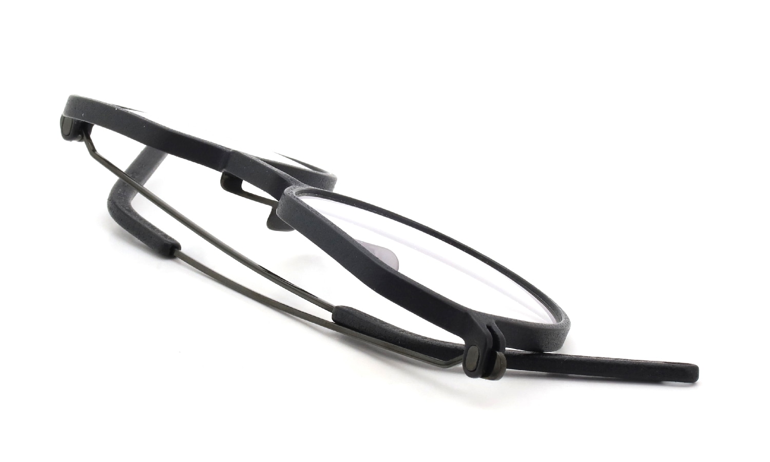 KLENZE&BAUM 3Dプリントメガネ通販 [ASKET] NELSON col.001 COAL/BLACK